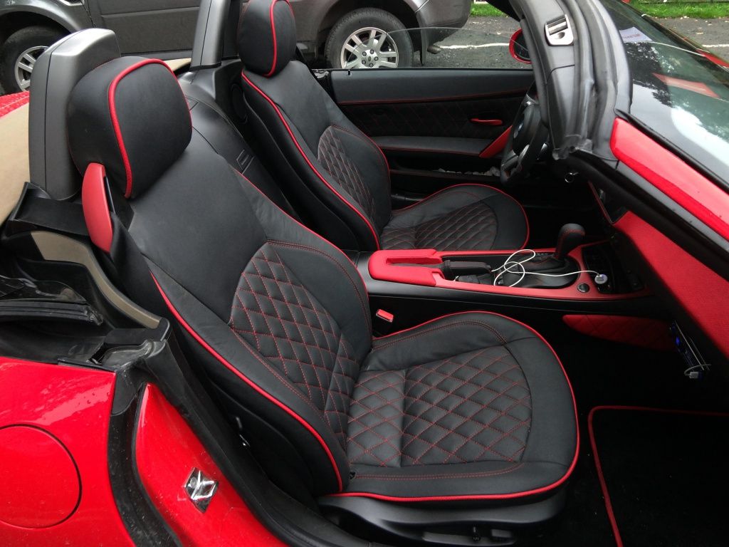 Перетяжка салона BMW Z4 Перетяжка салона BMW Z4