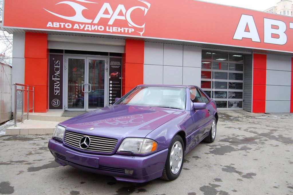 Перетяжка салона Mercedes SL 500 Перетяжка салона Mercedes SL 500