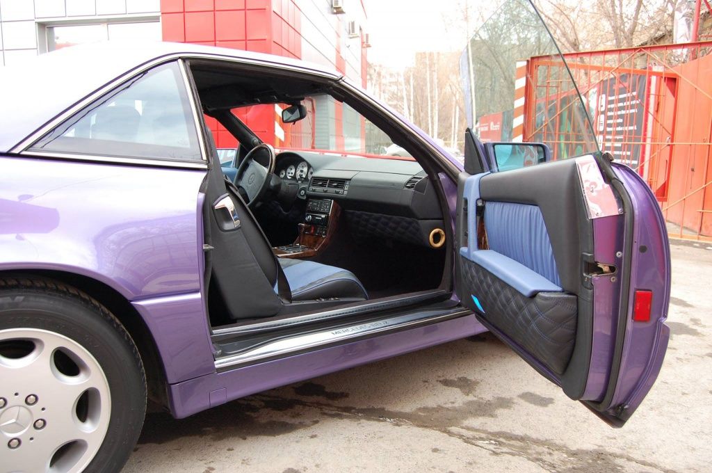 Перетяжка салона Mercedes SL 500 Перетяжка салона Mercedes SL 500