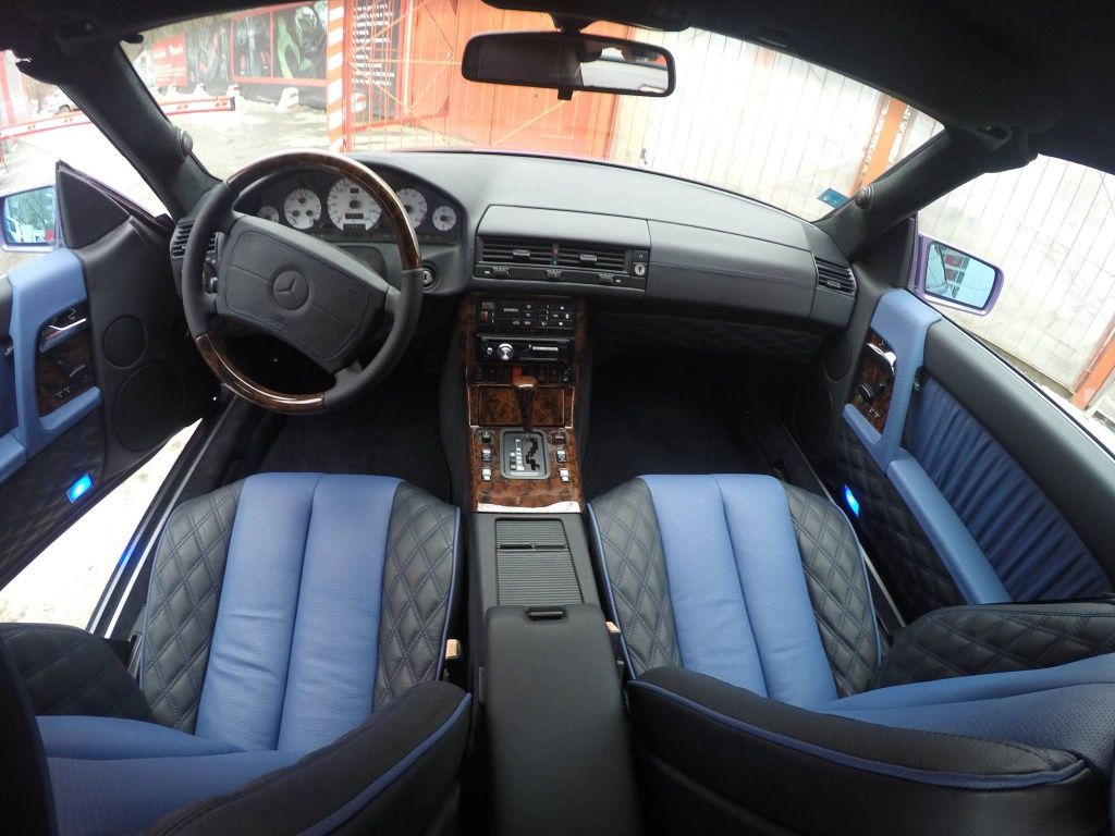 Перетяжка салона Mercedes SL 500 Перетяжка салона Mercedes SL 500
